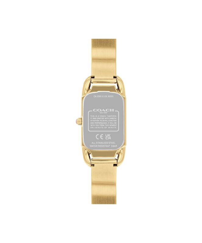 COACH Ladies' Gold Tone Stainless Steel Cadie Watch 14504195 image number null